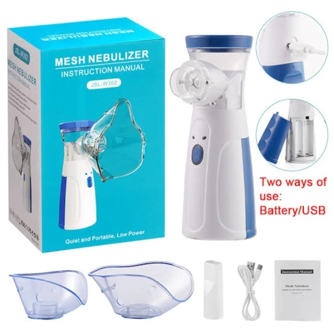 Portable Rechargeable Nebulizer | Asthma Inhaler Machine For Kids And Adults - Health Product Designed For Respiratory Support And Daily Safety Routine