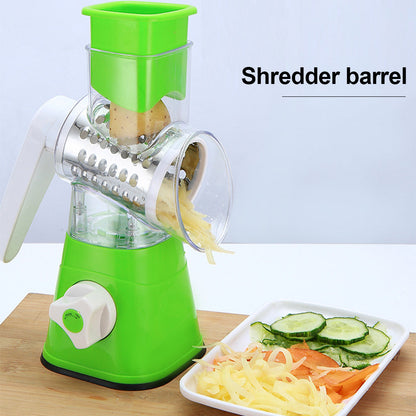 Manual Vegetable Drum cutter Slicer Multifunctional Round Slicer