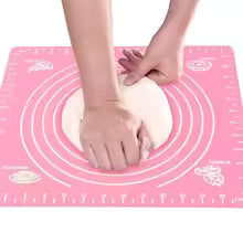 Silicone Baking Roti Mat With Measurements – Heat Resistant Non-Stick Flour Rolling &amp; Kneading Dough Pad | Size 50x40