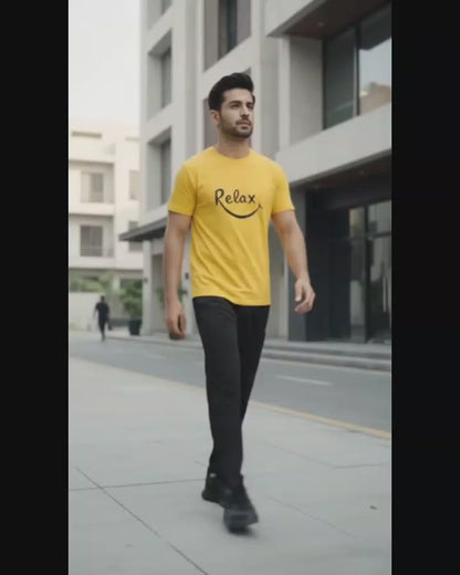 Premium Relax 2-Piece T-Shirt &amp; Jogger Tracksuit Set for Men