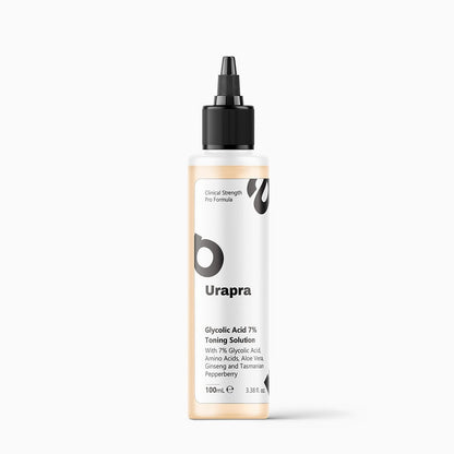 Urapra Glycolic Acid 7% Toning Solution – Exfoliating Toner for Bright &amp; Smooth Skin