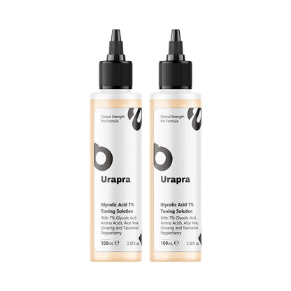 Urapra Glycolic Acid 7% Toning Solution – Exfoliating Toner for Bright &amp; Smooth Skin