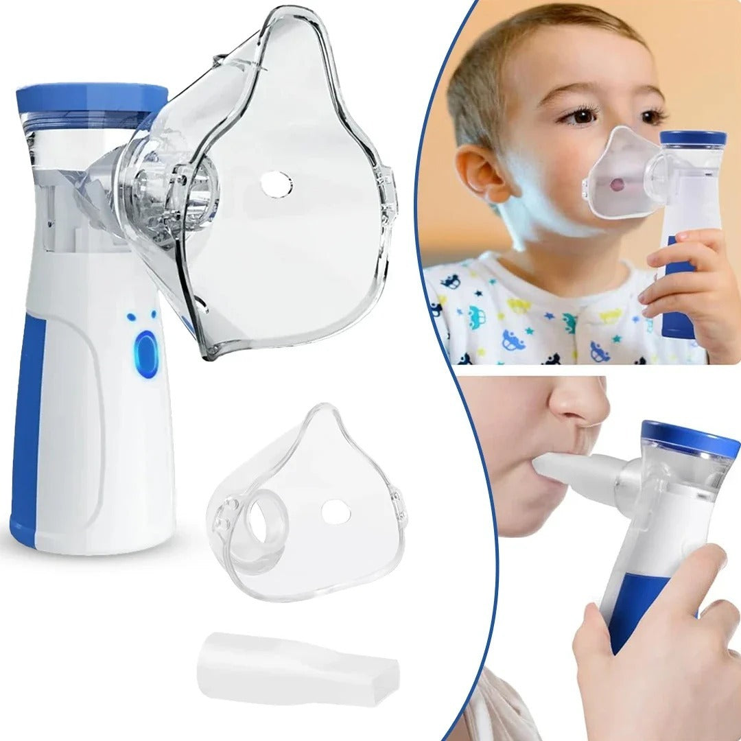 Portable Rechargeable Nebulizer | Asthma Inhaler Machine For Kids And Adults - Health Product Designed For Respiratory Support And Daily Safety Routine